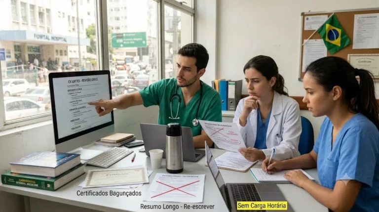 Erros Fatais no Currículo de Recém-Formados em Medicina (E Como Evitá-los)
